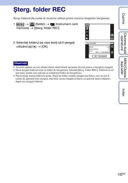 Sony DSC-TX9 - DSC-TX9 Mode d'emploi Roumain