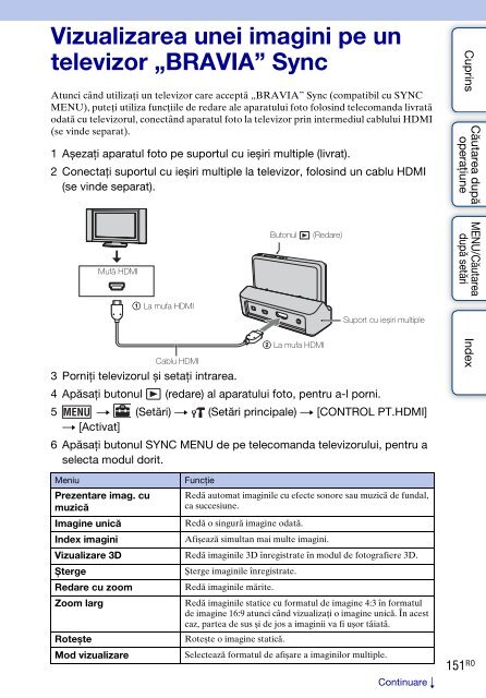 Sony DSC-TX9 - DSC-TX9 Mode d'emploi Roumain