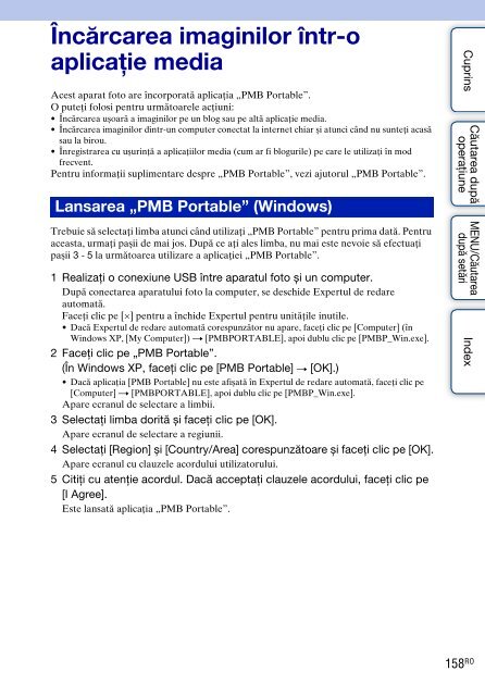 Sony DSC-TX9 - DSC-TX9 Mode d'emploi Roumain