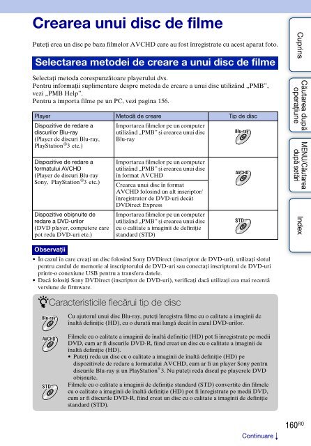 Sony DSC-TX9 - DSC-TX9 Mode d'emploi Roumain