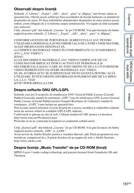 Sony DSC-TX9 - DSC-TX9 Mode d'emploi Roumain