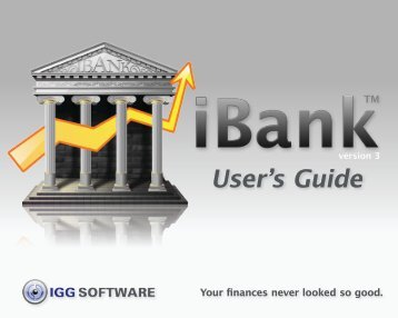 iBank manually - IGG Software
