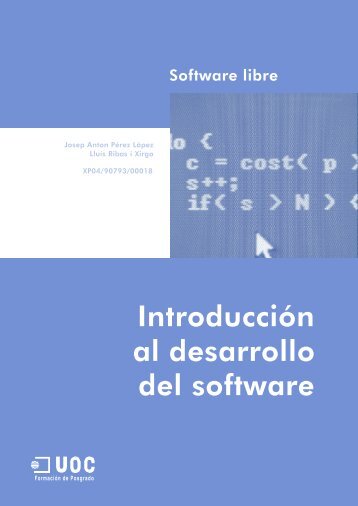 Introducción al desarrollo del software - Servidor de software libre ...