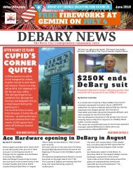 June 2018 DeBary News