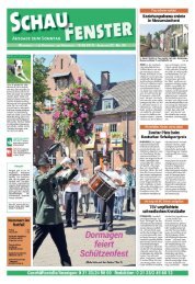 Schaufenster Ausgabe zum Sonntag, den 17.6.2018