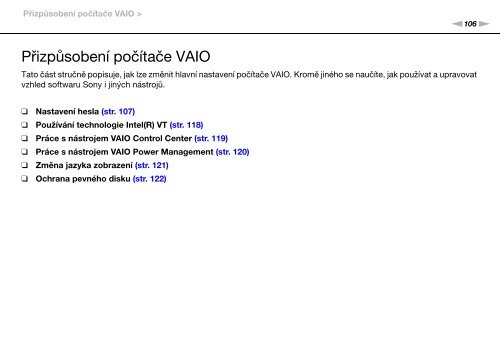 Sony VPCS12C5E - VPCS12C5E Mode d'emploi Tch&egrave;que