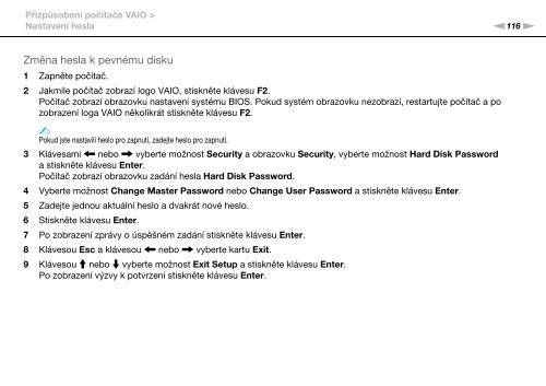 Sony VPCS12C5E - VPCS12C5E Mode d'emploi Tch&egrave;que