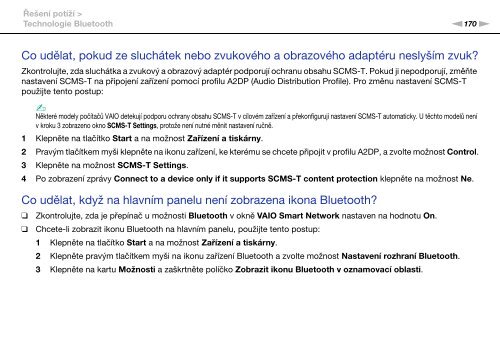 Sony VPCS12C5E - VPCS12C5E Mode d'emploi Tch&egrave;que