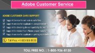 Adobe Customer Service ? Dial 1-800-936-8130