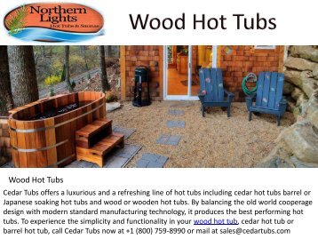 Best Wood Hot Tubs
