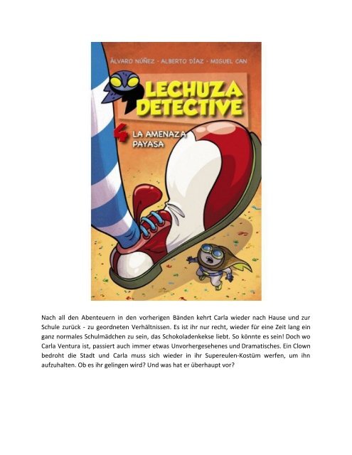 Lechuza Detective – eine spanische Kinderbuchreihe