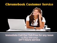 Chromebook Customer Service +1-844-200-4051