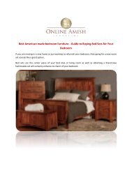Best American made bedroom furniture - Guide to Buying Bed Sets for Your Bedroom