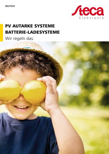 Steca Elektronik Katalog PV Autarke Systeme (25|2018)