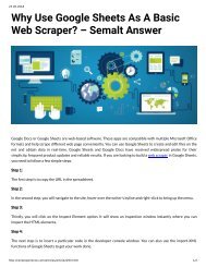 Semalt Expert How Not To Be Blasted With Google Docs Scam