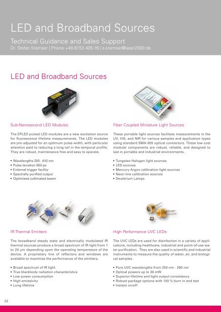 Laser and Light Sources