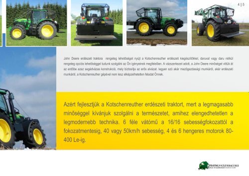 John Deere erdészeti gépek