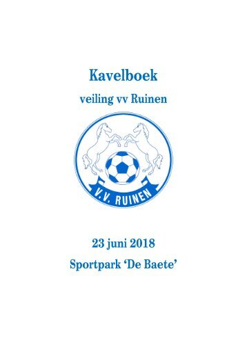 Kavelboekje 3.0