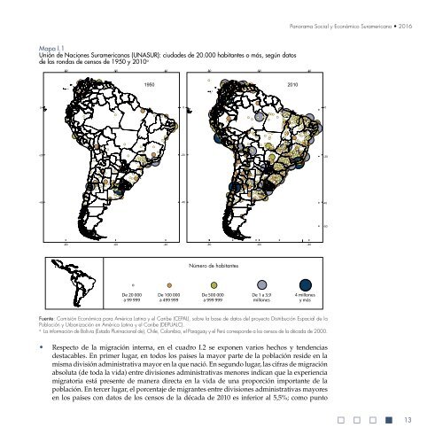 Panorama Social y Económico Suramericano 2016