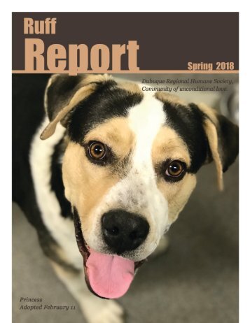 Ruff Report Spring 2018