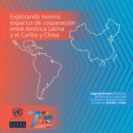 Explorando nuevos espacios de cooperación entre América Latina y el Caribe y China