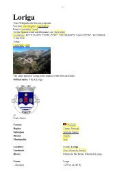 Loriga on Wikipedia, the free encyclopedia, article created by the historian António Conde 