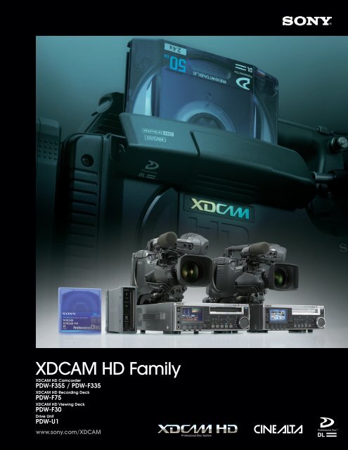 SONY PDW-F30 XDCam HD Professional Disc Recorder 