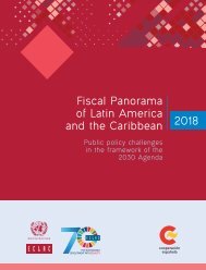 Fiscal Panorama of Latin America and the Caribbean 2018: public policy challenges in the framework of the 2030 Agenda