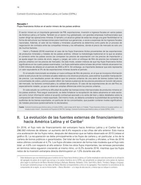 Los desafíos de América Latina y el Caribe con respecto al financiamiento para el desarrollo en el contexto de la Agenda 2030