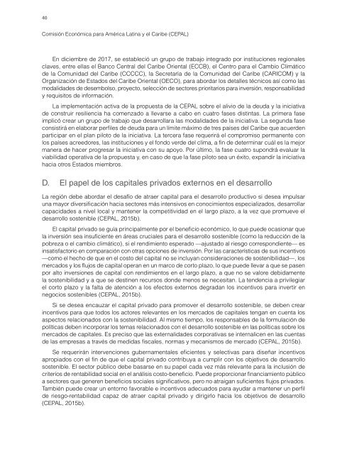 Los desafíos de América Latina y el Caribe con respecto al financiamiento para el desarrollo en el contexto de la Agenda 2030