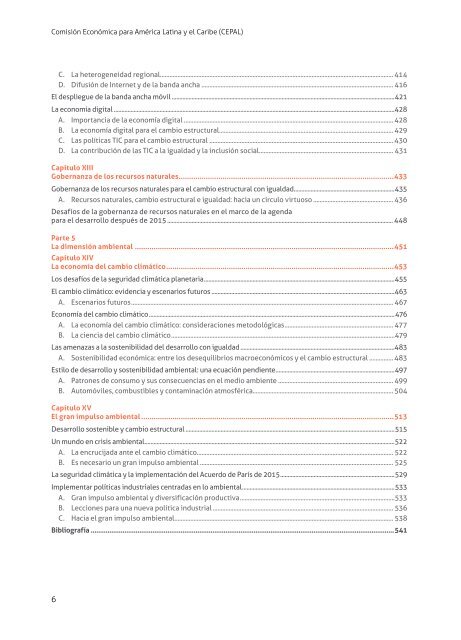 Desarrollo e igualdad: el pensamiento de la CEPAL en su séptimo decenio. Textos seleccionados del período 2008-2018