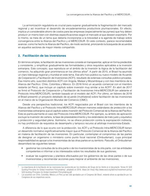 La convergencia entre la Alianza del Pacífico y el MERCOSUR: Enfrentando juntos un escenario mundial desafiante