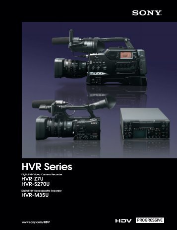 HVR Series - Sony