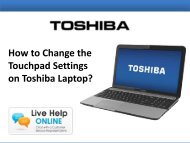 How to Change the Touchpad Settings on Toshiba Laptop