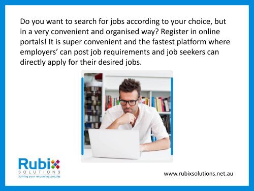 For NBN Jobs in Australia - Rubix Solutions