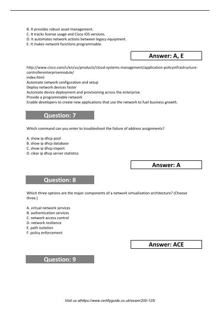 200-125 Exam Preparation Material 2018