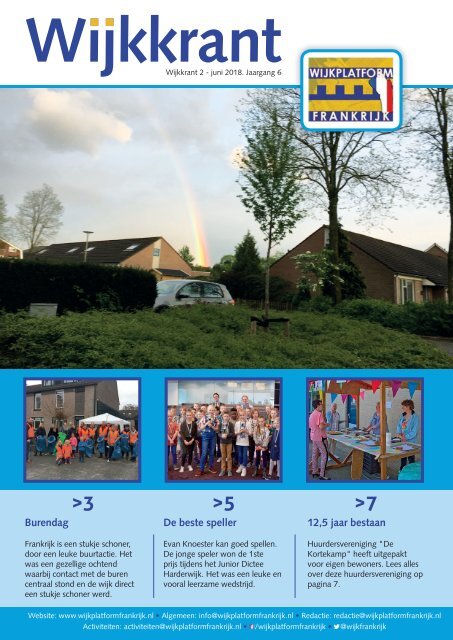 Wijkkrant Frankrijk 2 2018