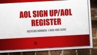 1-800-488-5392 | AOL Sign Up, AOL Register Help