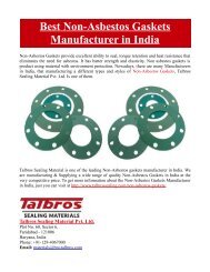 Best Non-Asbestos Gaskets Manufacturer in India