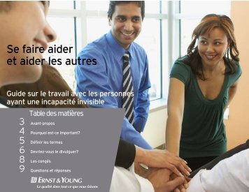 Se faire aider  - Guide de travail sur les incapacités invisibles