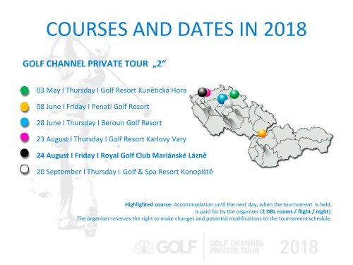 Golf Channel Private Tour 2018