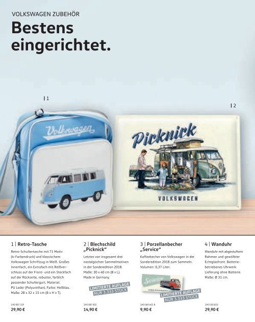 Volkswagen Service Angebote September / Oktober 2018