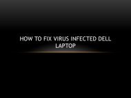 How To Remove Virus From Any Dell Laptop