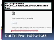 18002402551 Google Chrome ERR_SSL_VERSION_OR_CIPHER_MISMATCH Error