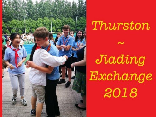 Thurston Jiading 2018 Exchange