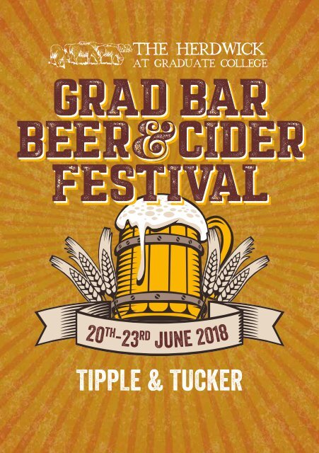 Beer and Cider Festival 2018 Brochure
