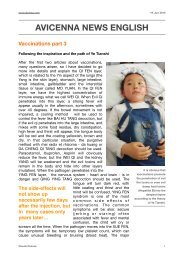 Avicenna News EN - Vaccinations part 3