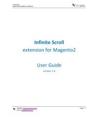 Magento 2 Infinite Scroll Extension by ITORIS