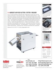 Aerocut Creaser Bindery Equipment Machine - PrintFinish.com