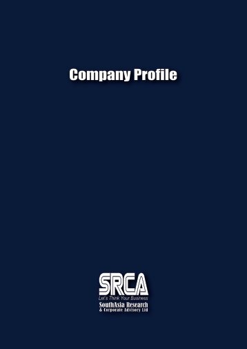 Corporate Profile of SouthAsia Research & Corporate Advisory Ltd